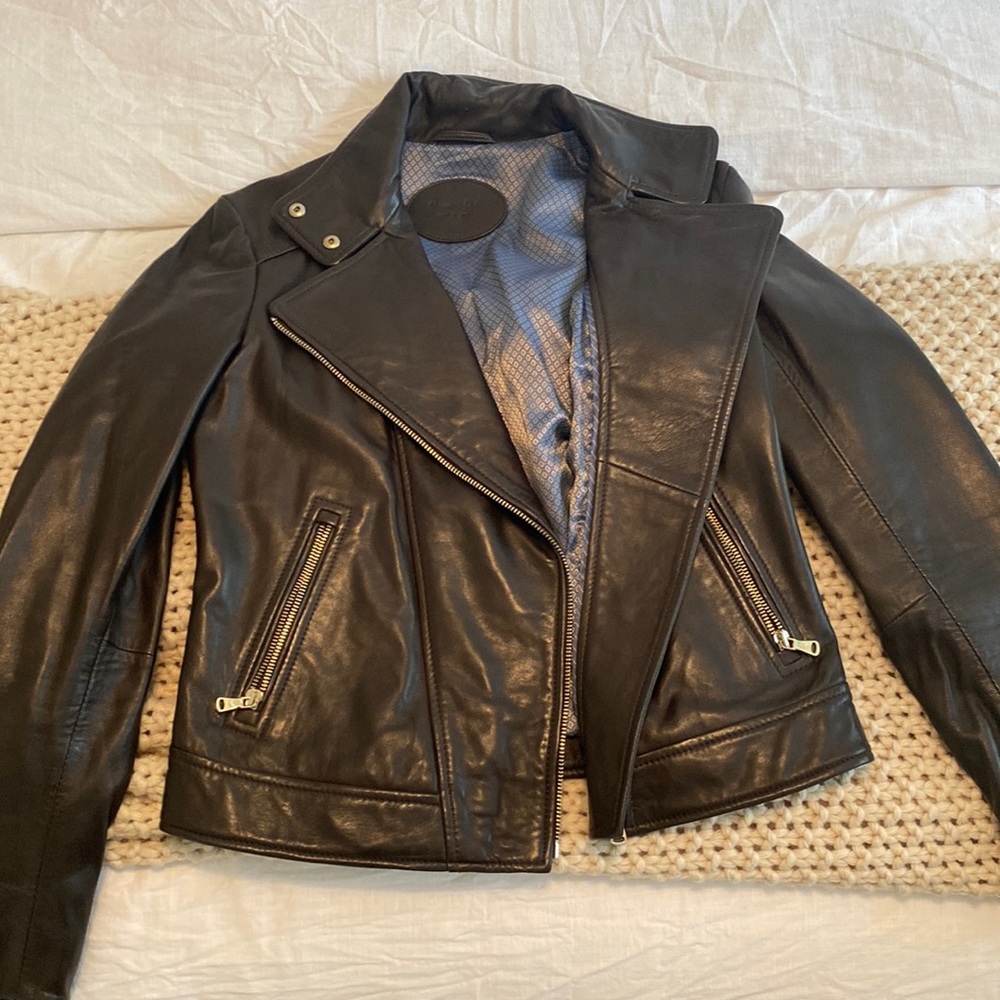 Mossimo Dutti faux leather jacket Small